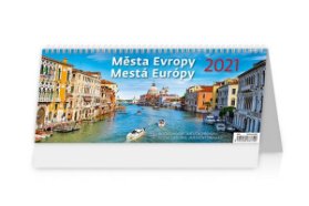 Kalendář 2021 - Města Evropy/Mestá Európy - stolní