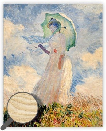 Obraz dřevěný: Monet, 240x300