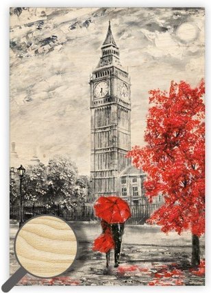 Obraz dřevěný: Big Ben II., 340x485