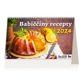 Kalendář stolní 2024 - Babiččiny recepty