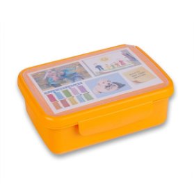 Svačinový box Zdravá sváča oranžový