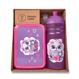 Set Zdravá lahev 0,7 l a Zdravá sváča Sovička