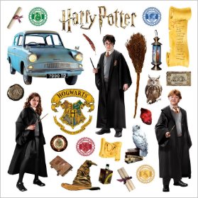Samolepicí dekorace Harry Potter Létající auto