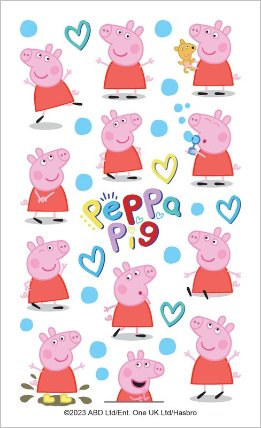 Mini nálepka Prasátko Peppa