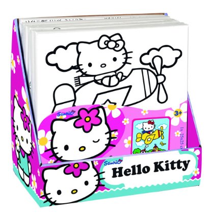 Hello Kitty - Malování na plátno