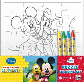 Mickeyho klubík - Omalovánky puzzle