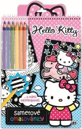 Sametové omalovánky Hello Kitty