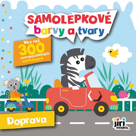 Samolepkové barvy a tvary pro nejmenší - Doprava