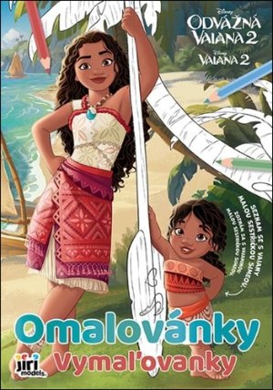 Omalovánky A4 Vaiana 2