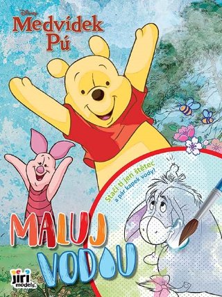 Maluj vodou A4 Medvídek Pú