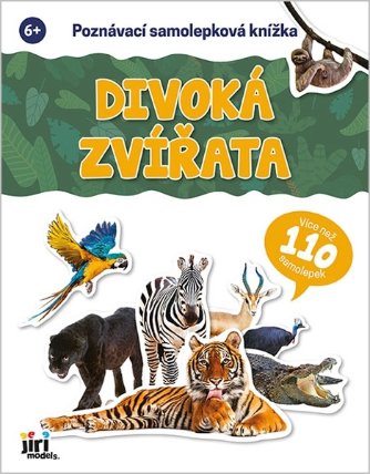 Poznávací samolepková knížka Divoká zvířata