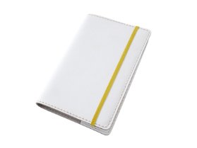 Kožený obal na diář Moleskine  L - 21 x 13 cm, Barva kůže: Bílá deluxe (D53)