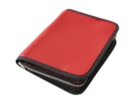 Obal na knihu se zipem XL K64 Červený