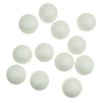 Kuličky z polystyrenu 3 cm (12 ks)