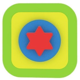 Moje první puzzle - Tvary čtverec/hvězda zelená