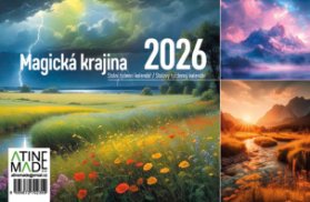 Kalendář 2026 Magická krajina, stolní, týdenní, 15 x 22,5 cm