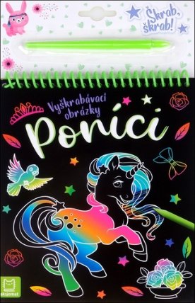 Vyškrábavací obrázky Poníci