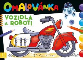 Omalovánka Vozidla a roboti