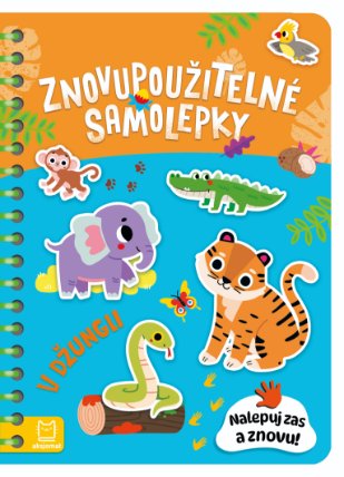 Znovupoužitelné samolepky V džungli