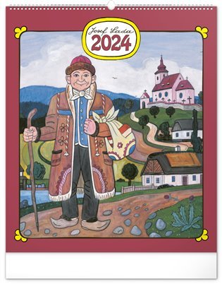 Nástěnný kalendář Josef Lada 2024, 48 × 56 cm