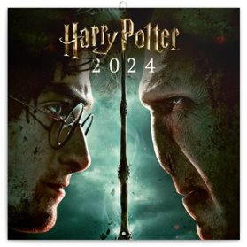 Poznámkový kalendář Harry Potter 2024, 30 × 30 cm