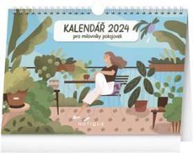Stolní kalendář pro milovníky pokojovek 2024, 30 × 21 cm