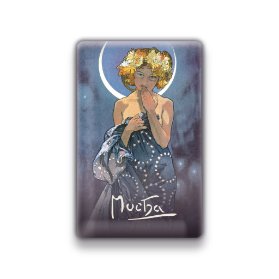 Magnet Alfons Mucha - Luna (54 x 95 mm)