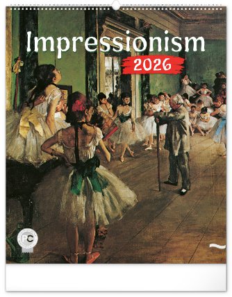 Nástěnný kalendář Impresionismus 2026, 48 x 56 cm