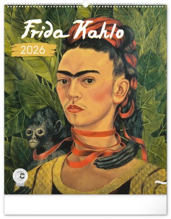 Nástěnný kalendář Frida Kahlo 2026, 48 x 56 cm
