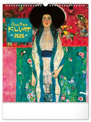 Nástěnný kalendář Gustav Klimt 2026, 30 x 34 cm