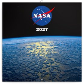 Kalendář 2027 poznámkový: NASA, 30 x 30 cm