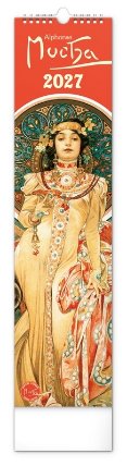 Nástěnný kalendář Alfons Mucha 2027