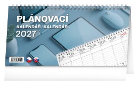 NOTIQUE Stolní kalendář Plánovací CZ/SK 2027, 25 x 12,5 cm