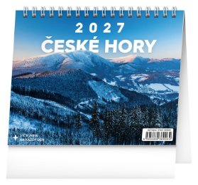 NOTIQUE Stolní kalendář České hory 2027, 16,5 x 13 cm