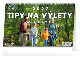 Tipy na výlety s dětmi 2027 - stolní kalendář