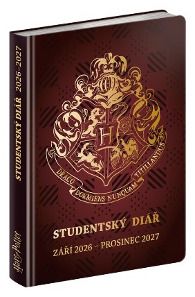 Studentský diář Harry Potter (září 2026 – prosinec 2027), 9,8x14,5cm