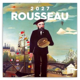 NOTIQUE Poznámkový kalendář Henri Rousseau 2027, 30 x 30 cm