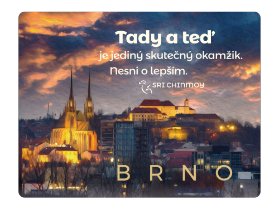 Magnet na lednici Brno