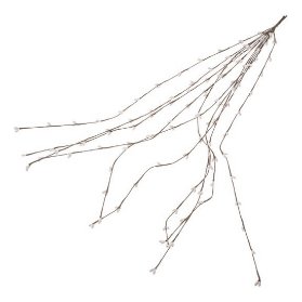 Umělý svazek bílé květy - 65cm