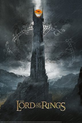 Plakát 61x91,5cm - Lord Of The Rings - Sauron Tower