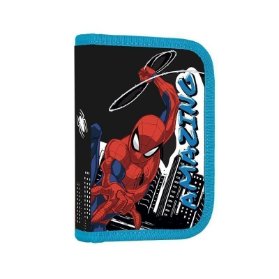 Penál 1 p. 2 chlopně, prázdný, Spiderman