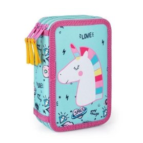 Penál 3 p. prázdný, Unicorn iconic