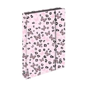 Box na sešity A4 Jumbo OXY NEXT Butterfly pink