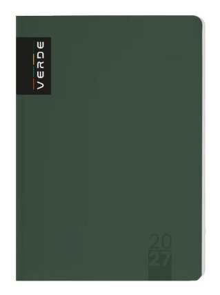 Diář A5 týdenní 2027 VERDE zelená