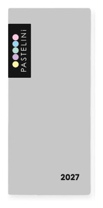 Diář PVC týdenní 2027 PASTELINI šedá