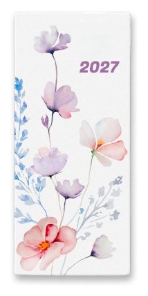 Diář PVC měsíční 2027 Flowers