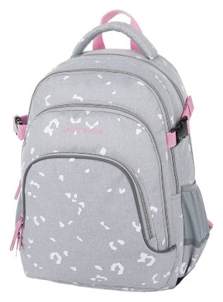 Studentský batoh OXY SCOOLER Grey Geometric