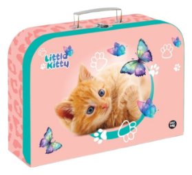 Kufřík lamino 34 cm Kočka