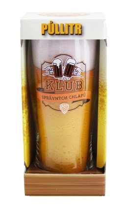 Půllitr Klub správných chlapů - Máme rádi pivo