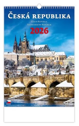 Česká republika 2026 - nástěnný kalendář